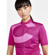 Craft Core Endur Logo Jersey W – Tricou de ciclism cu logo - Roz