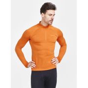 Craft Core Dry Active Comfort HZ – Bluză strat de bază cu fermoar scurt - Portocaliu