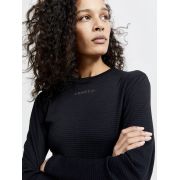 Craft PRO Wool Extreme X LS W – Bluză strat de bază cu lână merinos - Negru