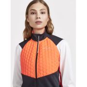 Craft ADV Bike Subz Lumen Jacket W – Geacă de ciclism izolată reflectorizantă - Portocaliu cu alb