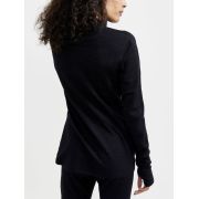 Craft ADV Nordic Wool HZ W – Bluză cu merinos și fermoar scurt - Negru