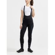 Craft ADV Bike Subz Lumen Bib Tights W – Colanți de ciclism cu bretele, reflectorizanți - Negru