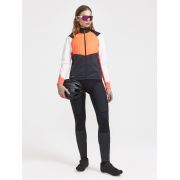 Craft ADV Bike Subz Lumen Jacket W – Geacă de ciclism izolată reflectorizantă - Portocaliu cu alb
