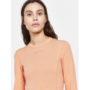 Craft PRO Wool Extreme X LS W – Bluză strat de bază cu lână merinos - Portocaliu