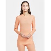 Craft PRO Wool Extreme X LS W – Bluză strat de bază cu lână merinos - Portocaliu