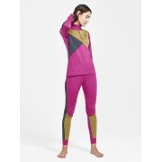 Craft ADV Nordic Wool HZ W – Bluză cu merinos și fermoar scurt - Roz