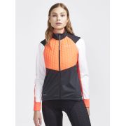 Craft ADV Bike Subz Lumen Jacket W – Geacă de ciclism izolată reflectorizantă - Portocaliu cu alb