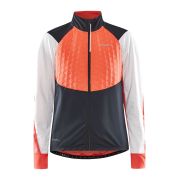 Craft ADV Bike Subz Lumen Jacket W – Geacă de ciclism izolată reflectorizantă - Portocaliu cu alb