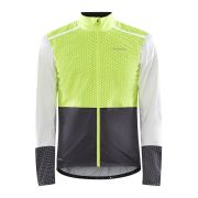 Craft ADV Bike Hydro Lumen Jacket – Geacă de ploaie de ciclism reflectorizantă - Galben