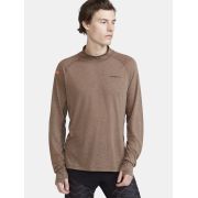 Craft ADV Subz Wool LS Tee 2 – Bluză de alergare cu merinos - Maro