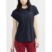 Craft Core Charge Rib Tee W – Tricou sport reiat - Negru