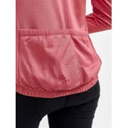 Craft Core Bike Subz LS Jersey W – Tricou de ciclism cu mânecă lungă, izolat - Roșu