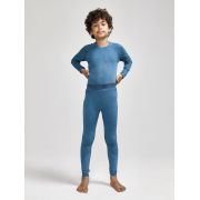 Craft Core Dry Active Comfort LS Junior – Bluză strat de bază pentru copii - Albastru