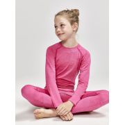 Craft Core Dry Active Comfort Pant Junior – Pantaloni strat de bază pentru copii - Roz (738000)