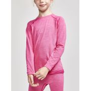 Craft Core Dry Active Comfort LS Junior – Bluză strat de bază pentru copii - Roz