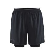Craft ADV Essence Perforated 2-IN-1 Stretch Shorts – Pantaloni scurți 2 în 1 perforați - Negru