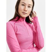 Craft Core Dry Active Comfort HZ W – Bluză strat de bază cu fermoar scurt - Roz