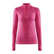 Craft Core Dry Active Comfort HZ W – Bluză strat de bază cu fermoar scurt - Roz