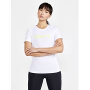 Craft Core Unify Logo Tee W – Tricou de antrenament cu logo - Alb