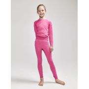 Craft Core Dry Active Comfort LS Junior – Bluză strat de bază pentru copii - Roz