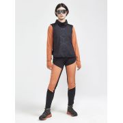 Craft ADV Subz Tights 2 W – Colanți izolați de alergare pentru iarnă - Negru cu portocaliu