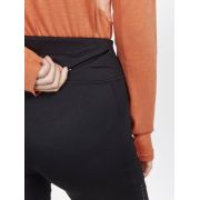 Craft ADV Subz Tights 2 W – Colanți izolați de alergare pentru iarnă - Negru cu portocaliu
