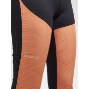 Craft ADV Subz Tights 2 W – Colanți izolați de alergare pentru iarnă - Negru cu portocaliu