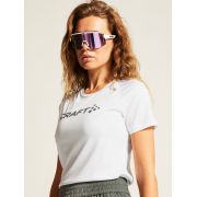 Craft Core Unify Logo Tee W – Tricou de antrenament cu logo - Alb