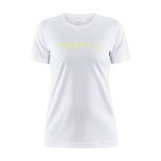 Craft Core Unify Logo Tee W – Tricou de antrenament cu logo - Alb
