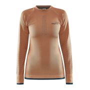 Craft ADV Warm Intensity LS W – Bluză strat de bază caldă - Portocaliu