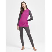 Craft Core Warm Baselayer LS Tee W – Bluză strat de bază caldă - Roz