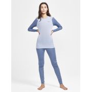 Craft Core Warm Baselayer LS Tee W – Bluză strat de bază caldă - Albastru