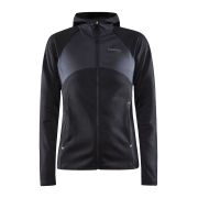 Craft ADV Essence Jersey Hood Jacket W – Hanorac sport cu fermoar - Negru