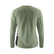 Craft PRO Trail Wind LS Tee W – Bluză de alergare trail anti-vânt - Verde