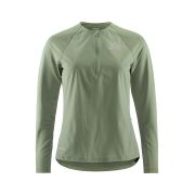 Craft PRO Trail Wind LS Tee W – Bluză de alergare trail anti-vânt - Verde