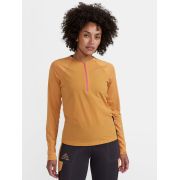 Craft PRO Trail Wind LS Tee W – Bluză de alergare trail anti-vânt - Portocaliu