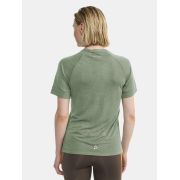 Craft ADV Trail Wool SS Tee W – Tricou de alergare trail cu lână - Verde