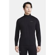 Craft Core Essence Bi-blend Half Zip LS Tee – Bluză sport cu fermoar scurt - Negru