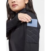 Craft ADV Subz LS 2 W – Bluză de alergare cu guler și fermoar - Negru