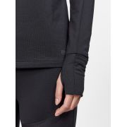 Craft ADV Subz LS 2 W – Bluză de alergare cu guler și fermoar - Negru