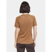 Craft ADV Trail Wool SS Tee W – Tricou de alergare trail cu lână - Maro (685200)