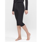 Craft ADV Wool Merino Knickers W – Pantaloni 3/4 strat de bază cu lână merinos - Negru
