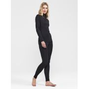 Craft ADV Wool Merino HZ W – Bluză strat de bază cu merinos și fermoar scurt - Negru