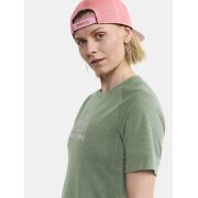 Craft ADV Trail Wool SS Tee W – Tricou de alergare trail cu lână - Verde