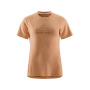 Craft ADV Trail Wool SS Tee W – Tricou de alergare trail cu lână - Maro (791200)