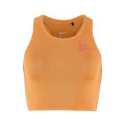 Craft PRO Hypervent Cropped Top 2 W – Top scurt de alergare - Portocaliu