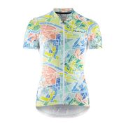Craft ADV Endur Graphic Jersey W – Tricou de ciclism cu imprimeu - Alb