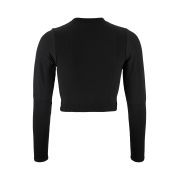 Craft ADV Tone Seamless Cropped LS Top W – Top scurt fără cusături cu mânecă lungă - Negru