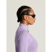 Craft ADV Subz Wool LS Tee 3 W – Bluză de alergare cu merinos și fermoar scurt - Mov (728M)