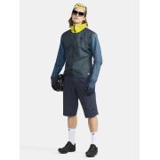 Craft ADV Offroad Wind Jacket – Geacă de vânt de ciclism cu glugă - Albastru